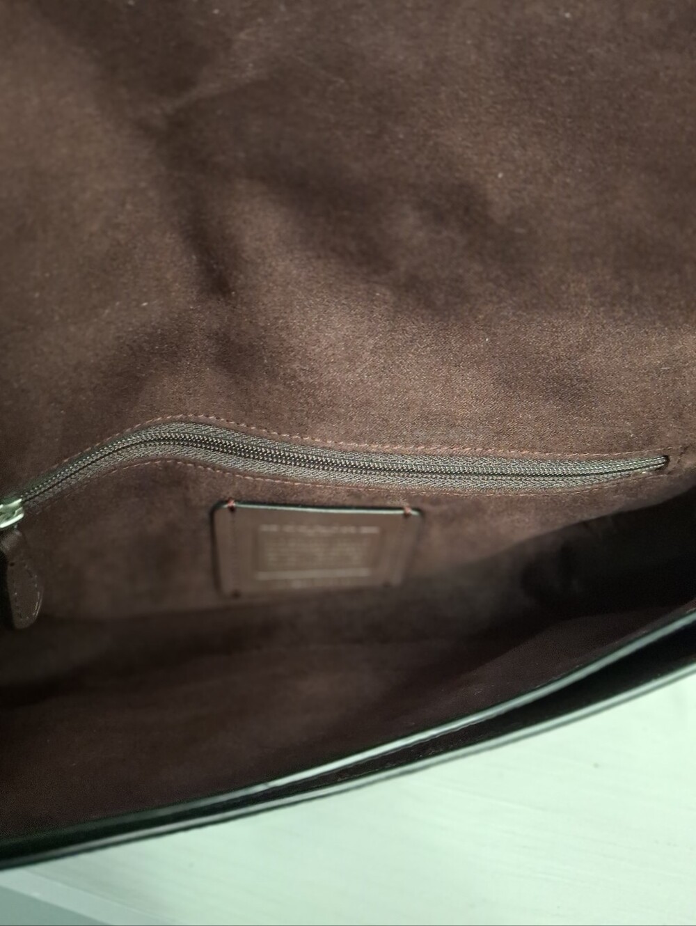 Coach Georgie Whipstitch Leather Shoulder Bag Black Multicolor C5790 EUC - Picture 7 of 8